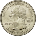 25 Cents 2000, KM# 309, United States of America (USA), 50 State Quarters Program, Virginia