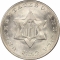 3 Cents 1851-1853, KM# 75, United States of America (USA)