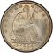 1/2 Dollar 1854-1855, KM# 82, United States of America (USA)