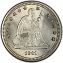 1/2 Dollar 1856-1866, KM# A68, United States of America (USA)