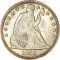 1 Dollar 1840-1866, KM# 71, United States of America (USA)