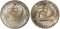 1 Dollar 1976, KM# 206, United States of America (USA), 200th Anniversary of the United States, Type I (thick letters, left), Type II (thin letters, right)