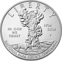 1 Dollar 2016, KM# 645, United States of America (USA), 100th Anniversary of the National Park Service