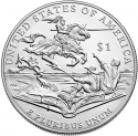 1 Dollar 2016, KM# 622, United States of America (USA), Mark Twain