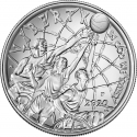 1 Dollar 2020, KM# 730, United States of America (USA), Basketball Hall of Fame