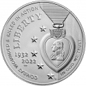 1 Dollar 2022, KM# 764, United States of America (USA), National Purple Heart Hall of Honor