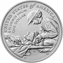 1 Dollar 2022, KM# 764, United States of America (USA), National Purple Heart Hall of Honor