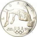 1 Dollar 1996, KM# A272, United States of America (USA), Atlanta 1996 Summer Olympics, High Jump