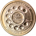 1 Dollar 2020, KM# 716, United States of America (USA), American Innovation $1 Coin Program, Massachusetts