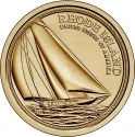 1 Dollar 2022, KM# 768, United States of America (USA), American Innovation $1 Coin Program, Rhode Island