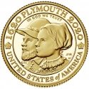 10 Dollars 2020, KM#  739, United States of America (USA), 400th Anniversary of the Mayflower Voyage
