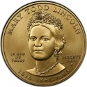 10 Dollars 2010, KM# 484, United States of America (USA), First Spouse Program, Mary Todd Lincoln