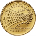 5 Dollars 2024, KM# 803, United States of America (USA), Greatest Generation