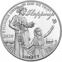 100 Dollars 2020, United States of America (USA), Preamble to the Declaration of Independence, Happiness