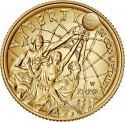 5 Dollars 2020, KM#  735, United States of America (USA), Basketball Hall of Fame