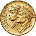 5 Dollars 2021, KM#  741, United States of America (USA), National Law Enforcement Memorial and Museum