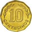 10 Centesimos 1976-1981, KM# 66, Uruguay