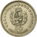 50 Centesimos 1960, KM# 41, Uruguay