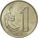 1 Nuevo Peso 1980, KM# 74, Uruguay