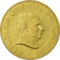 2 Pesos Uruguayos 1994-2007, KM# 104, Uruguay