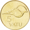 5 Vatu 1983-2009, KM# 5, Vanuatu