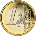 1 Euro 2006-2007, KM# 381, Vatican City, Pope Benedict XVI