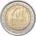 2 Euro 2005, KM# 374, Vatican City, Pope Benedict XVI, World Youth Day, Cologne 2005