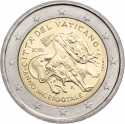 2 Euro 2010, KM# 420, Vatican City, Pope Benedict XVI, Year for Priests