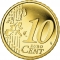 10 Euro Cent 2002-2005, KM# 344, Vatican City, Pope John Paul II