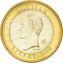 1 Bolivar 2007-2012, Y# 93, Venezuela