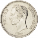 50 Centimos 1965-1985, Y# 41, Venezuela