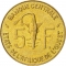 5 Francs 1965-2023, KM# 2a, West African States