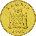 1 Kwacha 1992, KM# 38, Zambia