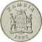 25 Ngwee 1992, KM# 29, Zambia