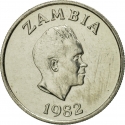 5 Ngwee 1968-1987, KM# 11, Zambia