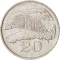 20 Cents 1980-1997, KM# 4, Zimbabwe